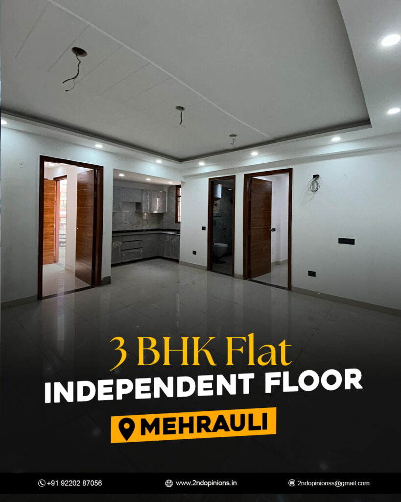 3 BHK Flat in Mehrauli