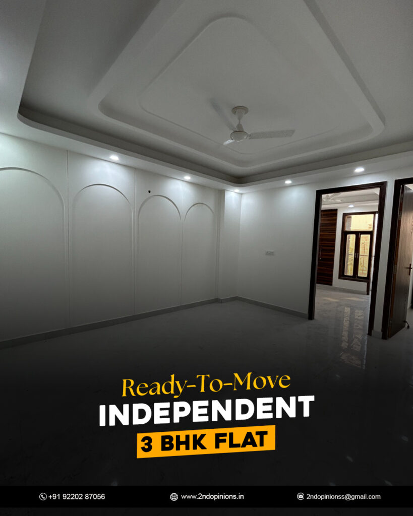 ready to move in independent 3 bhk flats in delhi