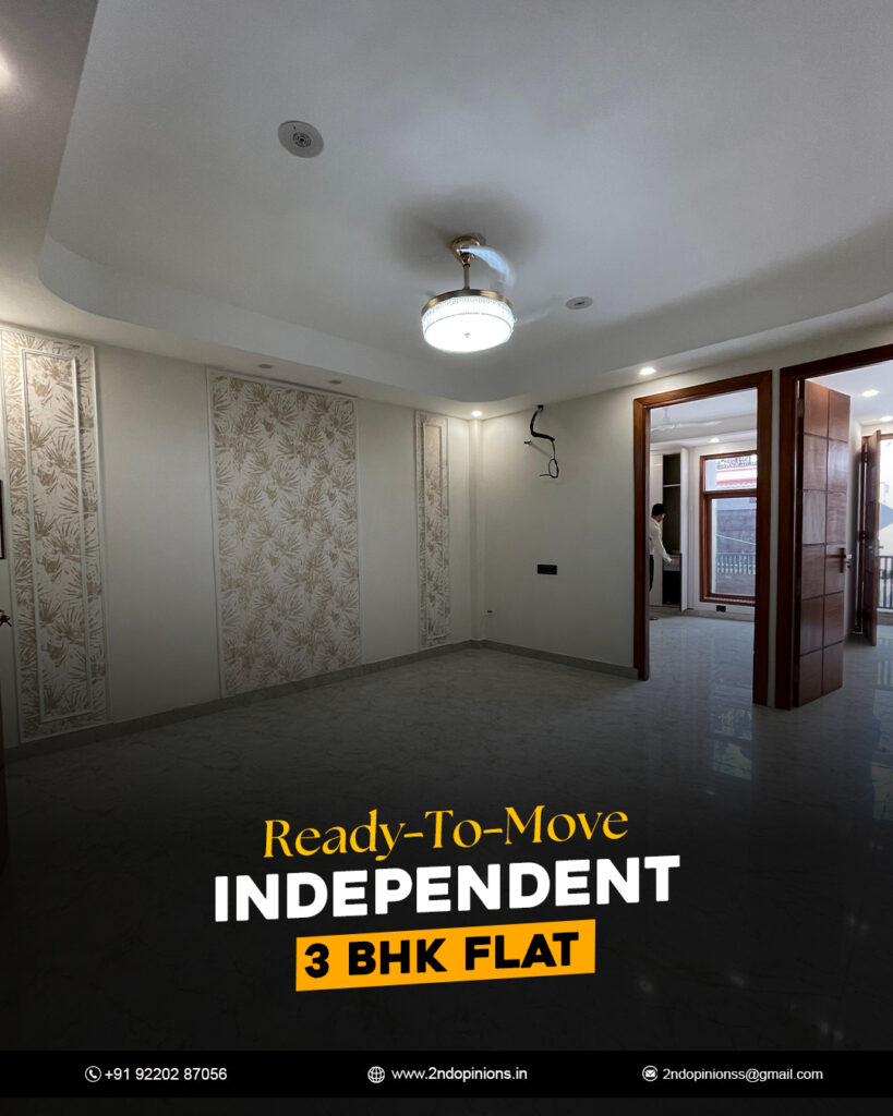 3 bhk flat with bank loan in south delhi